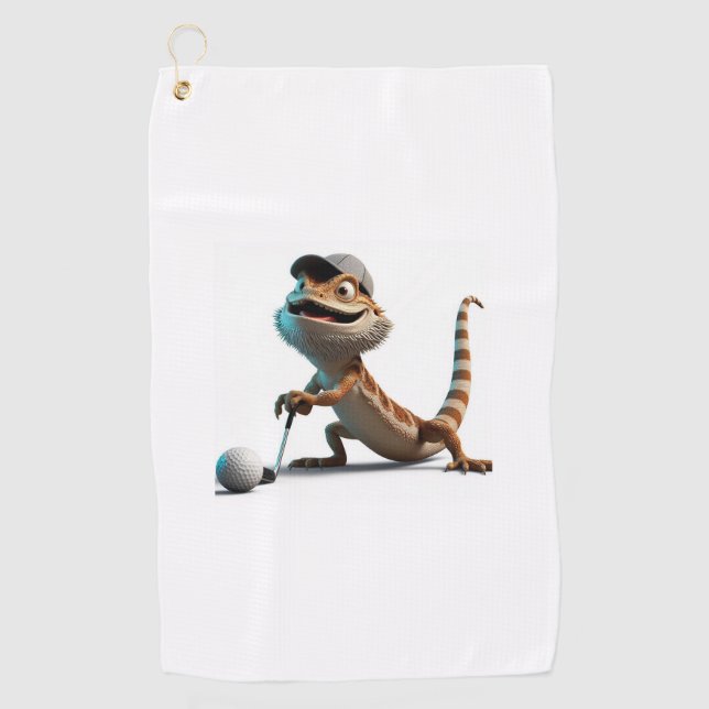 Beardie Golf Towel (Front)