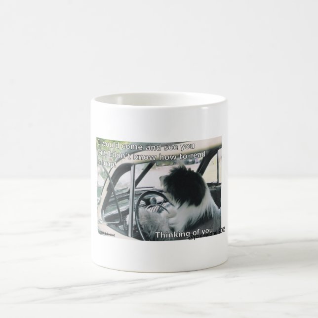 Beardies Can't Read Maps Coffee Mug (Center)