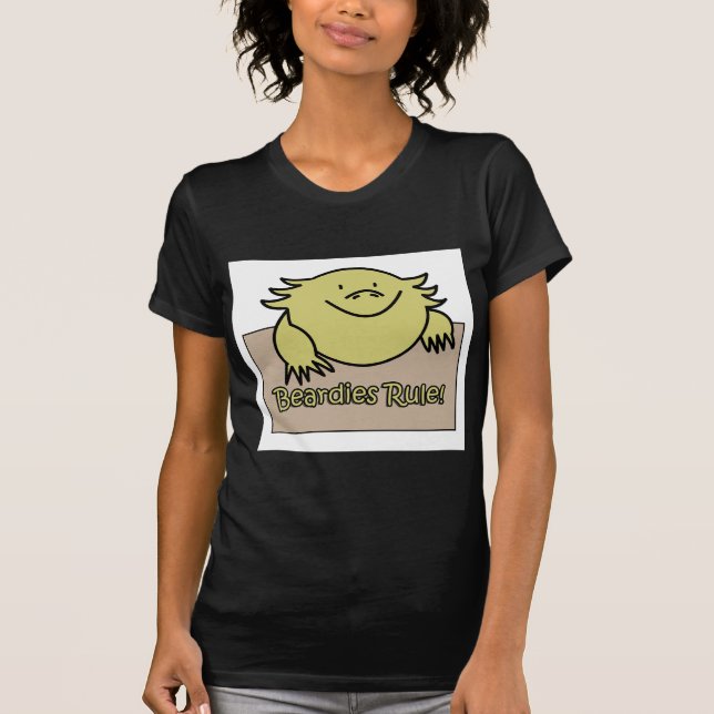 Beardies Rule! T-Shirt (Front)
