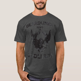 Beardliness is Next to Godliness Distressed Beard T-Shirt