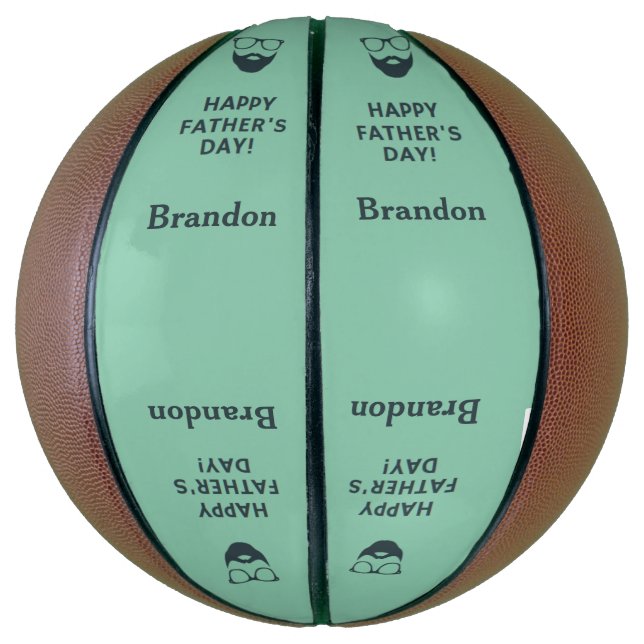 Beardman fathers day basketball (Vertical)