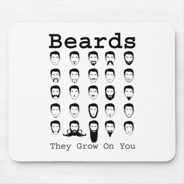 Beards Mouse Mat (Front)