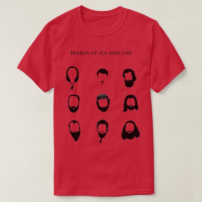 Beards of Ice and Fire T-Shirt (Design Front)