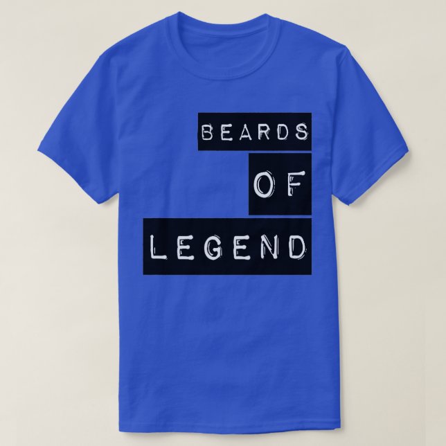 Beards Of Legend T-Shirt (Design Front)