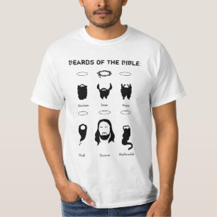 Beards of the Bible basic tee shirt