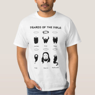 Beards of the Bible basic tee shirt