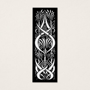 Beardsley Border Abstract Book Mark