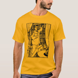 Beardsley Illustration: Pierrot's Library T-Shirt