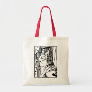 Beardsley Illustration: Pierrot's Library Tote Bag