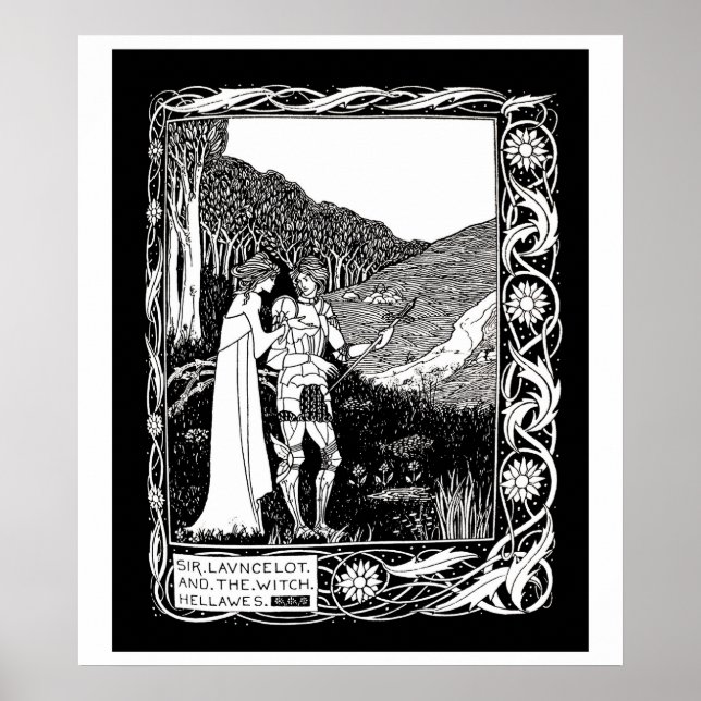 Beardsley Lancelot & the Witch Poster (Front)