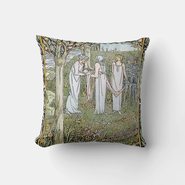 Beardsley: Morte D'Arthur Cushion (Front)
