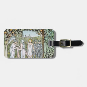 Beardsley: Morte D'Arthur Luggage Tag