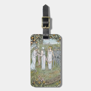 Beardsley: Morte D'Arthur Luggage Tag