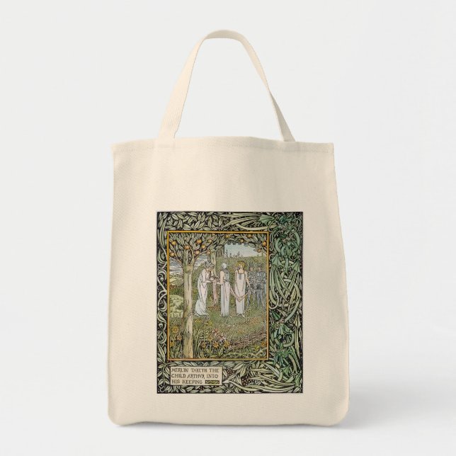 Beardsley: Morte D'Arthur Tote Bag (Front)