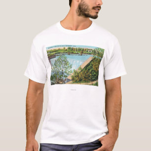 Beardsley Park Water Falls Scene T-Shirt