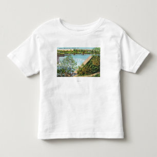 Beardsley Park Water Falls Scene Toddler T-Shirt