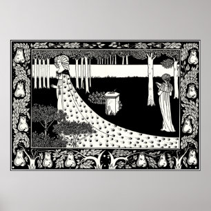 Beardsley Poster: La Beale Isoud Poster