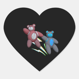 BearFlash(1) Heart Sticker