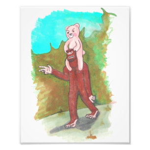 Bearfoot Photo Print