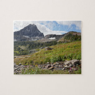 Bearhat Mountain and Glacial Stream Jigsaw Puzzle
