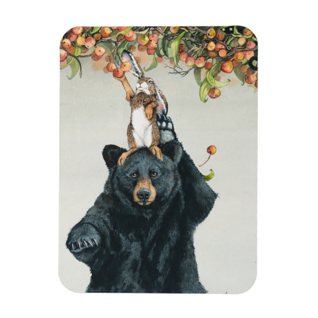 Bearing Bunnie Magnet (Vertical)