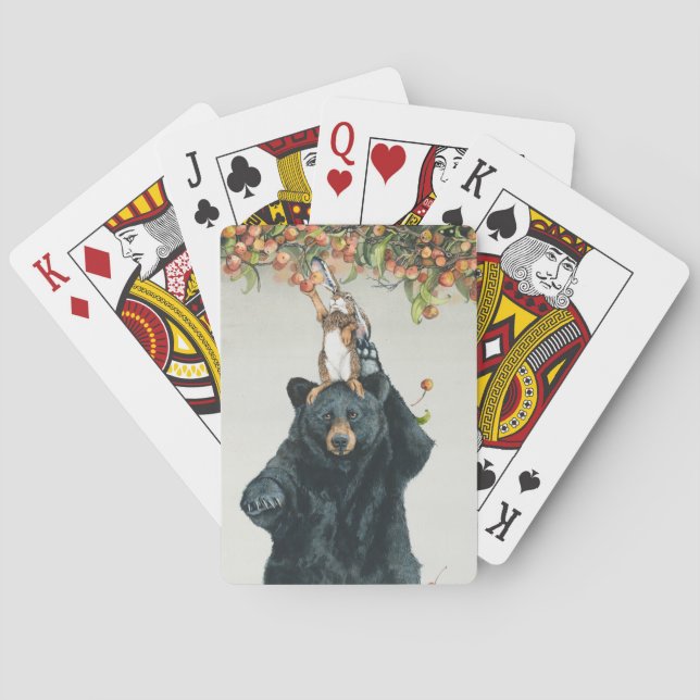 Bearing Bunnies Playing Cards (Back)