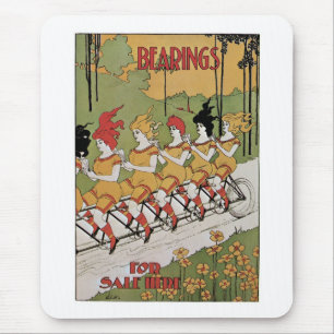 Bearings Bicycle Poster Mouse Mat