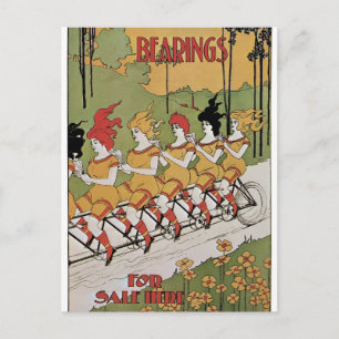 Bearings Bicycle Poster Postcard