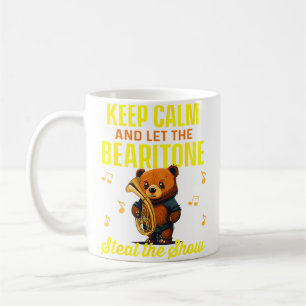 Bearitone Bear Baritone Brass Musicians Orchestra Coffee Mug