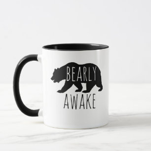 Bearly Awake   Barely Awake Coffee Mug
