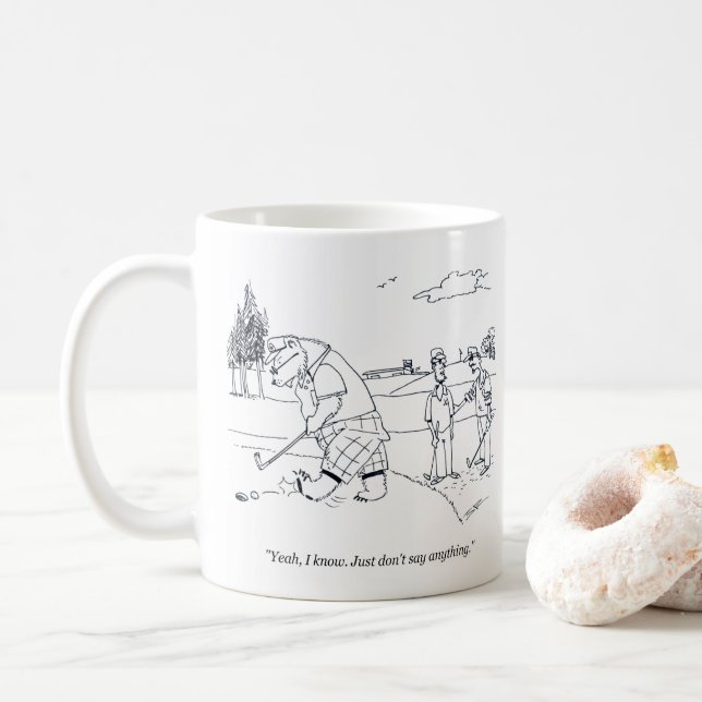 Bearly Golf mug (With Donut)