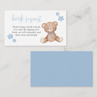 Bearly Wait Baby Shower Book Request Card
