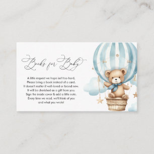 Bearly wait baby shower books for baby card
