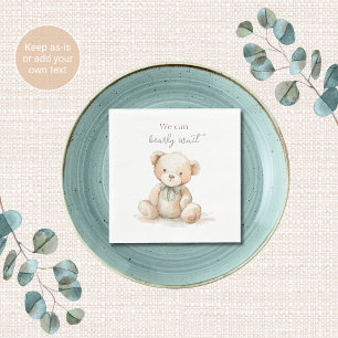 Bearly Wait Baby Shower Napkins Teddy Bear