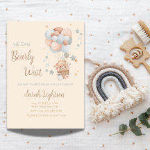 Bearly Wait Baby Shower Neutral Teddy Theme