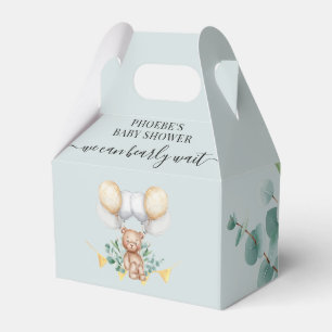 Bearly Wait Baby Shower Woodland Bear Animal Favou Favour Box