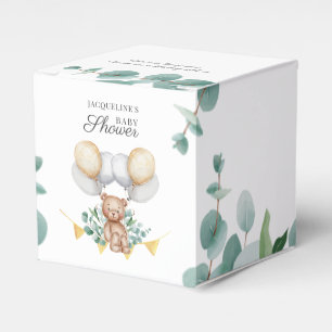Bearly Wait Bear Eucalyptus Balloons Baby Shower Favour Box