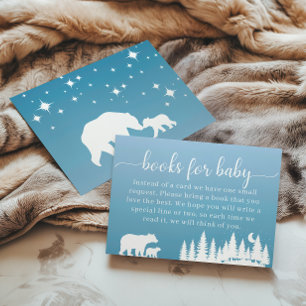 Bearly Wait Blue Books for Baby Card