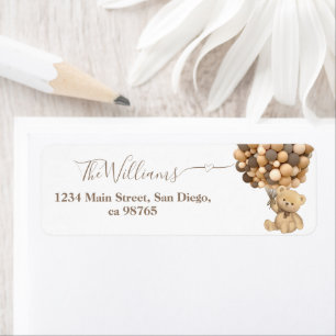 Bearly Wait Boho Balloon Neutral Baby Shower Book