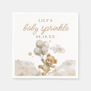 Bearly Wait Gender Neutral Baby Shower Sprinkle Napkin