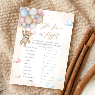 Bearly Wait Gender Reveal Price is Right Game