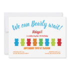 Bearly Wait Gummy Bear Kid’s Birthday Invitation