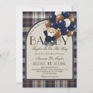 Bearly Wait Luxury Vintage Baby Shower Invitation