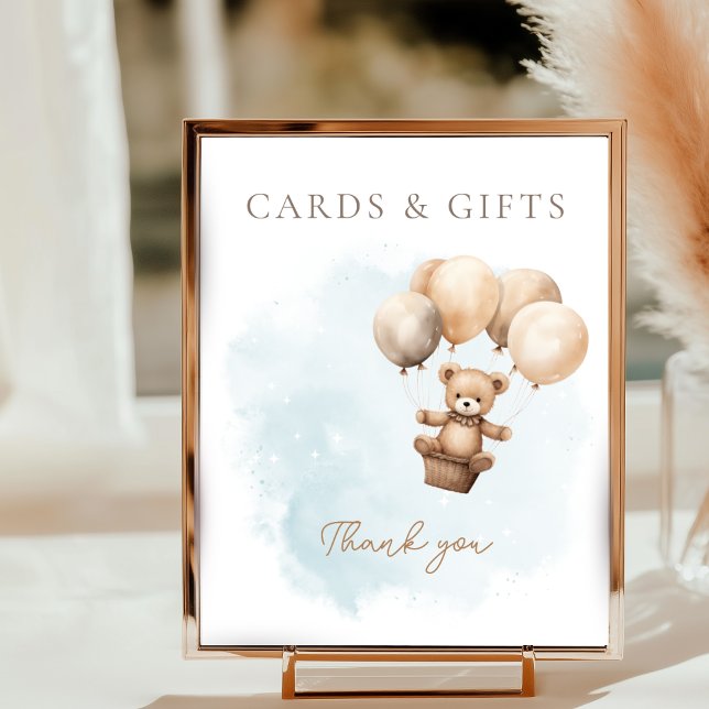 Bearly Wait Neutral Baby Shower Tabletop Sign (Bearly Wait Baby Shower Tabletop Sign)