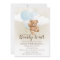 Bearly Wait Neutral, Blue and White Baby Shower