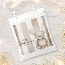 Bearly Wait Neutral Teddy Baby Shower Favour Bags