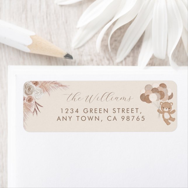 Bearly Wait Neutral Teddy Bear Baby Shower (Insitu)