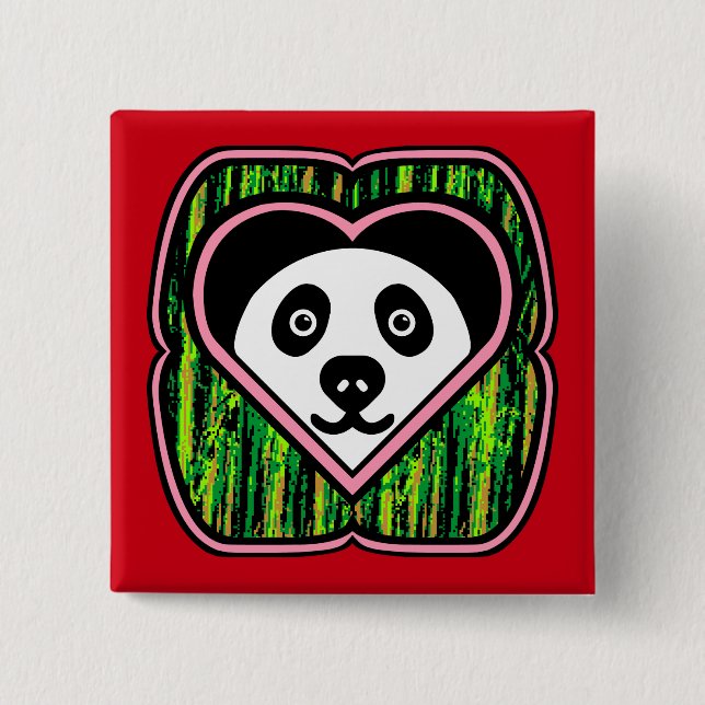 Bearmboo 15 Cm Square Badge (Front)