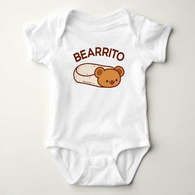 BEARRITO - Bear Burrito Baby Bodysuit (Front)
