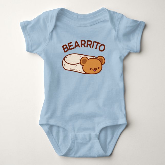 BEARRITO - Bear Burrito Baby Bodysuit (Front)